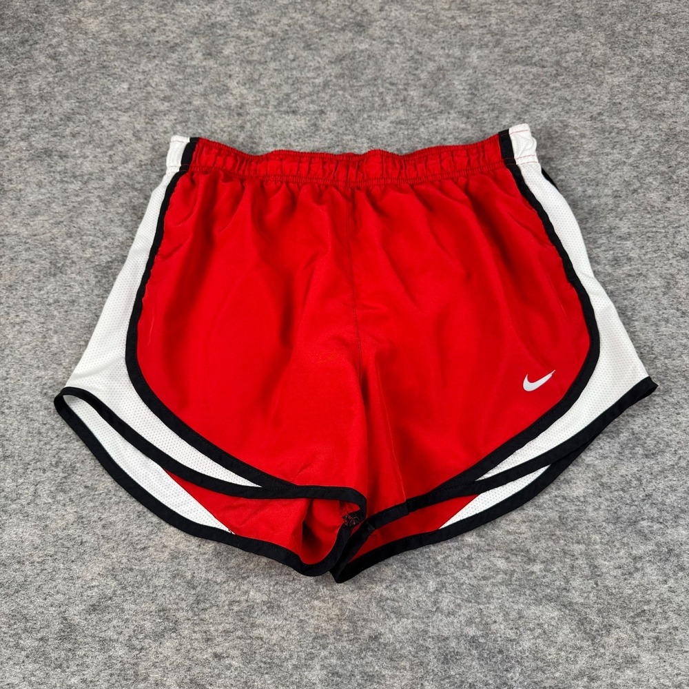 Nike Dri Fit Tempo Running Shorts 3" Lined Polyester Red Womens Small S - Picture 2 of 13